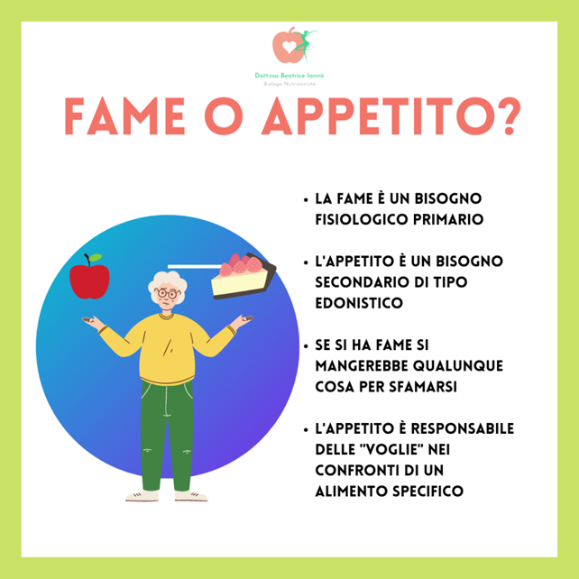 Fame o appetito? Scopriamo le differenze!